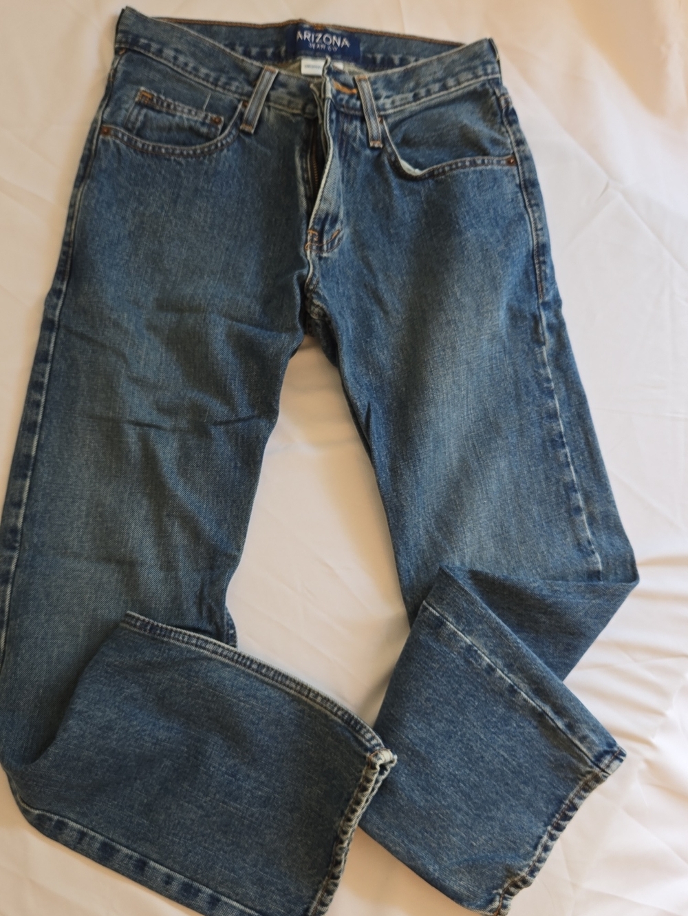 Arizona Jean Company Men’s Medium Blue Straight-Leg Jeans